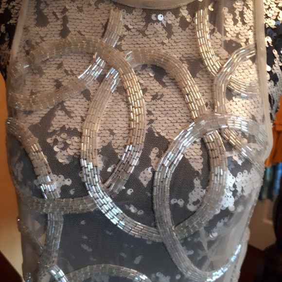 Sheer sequin camisole - Picture 6 of 7